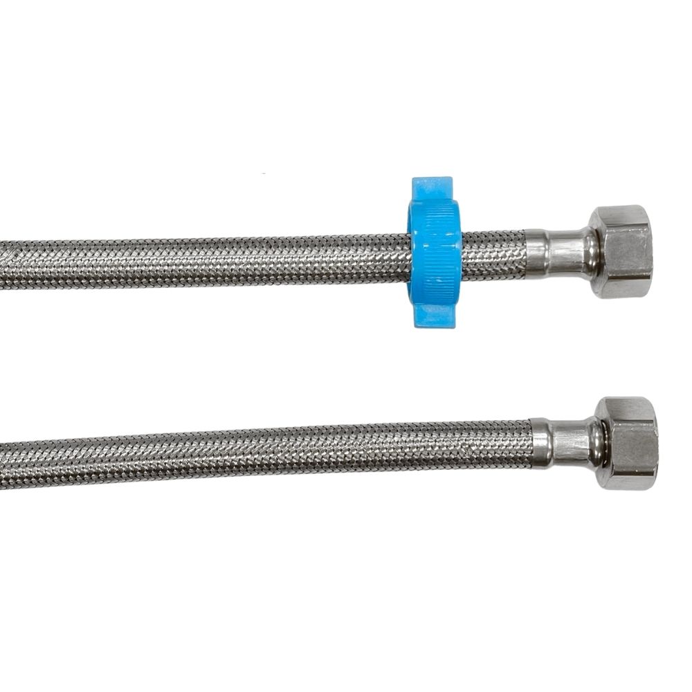 Furtun flexibil din INOX, apă, FF 1/2"x1/2" 1000 mm
